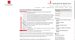 Desktop Screenshot of orgelwettbewerb.hfm-mainz.de